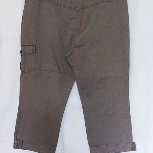 Gerry Weber cargo denim bermuda shorts herringbone print like new