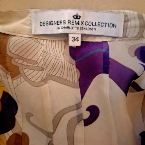 Designers Remix Silk Blouse Like New Multicolor