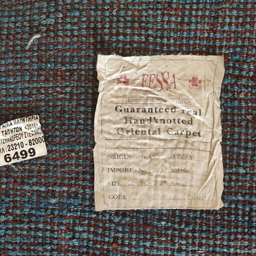 Handmade Persian Gabbeh rug used 2.30x3 meters wool