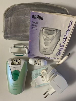 Braun Silk-épil SoftPerfection epilator like new with accessories