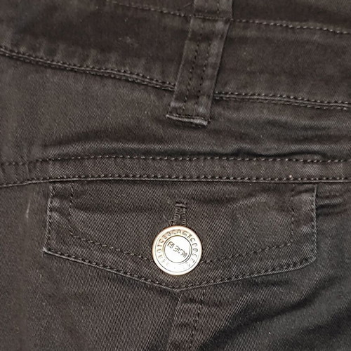 Iceberg Ice B Black Denim Skirt like new, size M 38 10