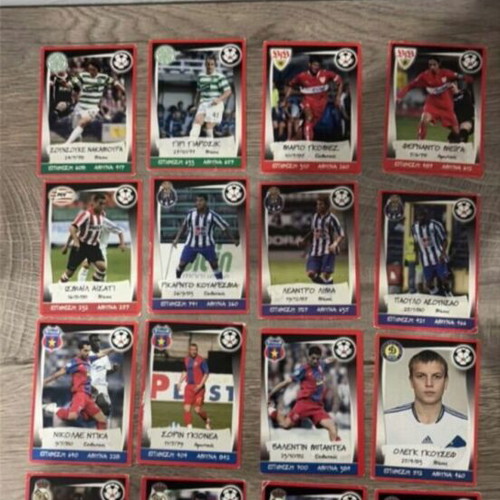 Europe Champions 2007-2008 Cards used, pack of 10