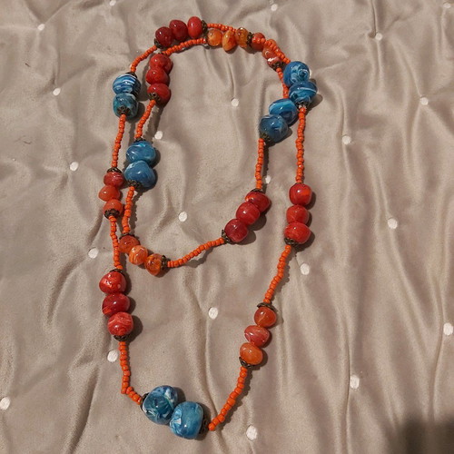 Set of 2 necklaces Julia Bergovich and BSB like new