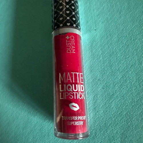 Dust + Cream Matte Liquid Lipstick new, shade #15, transfer proof