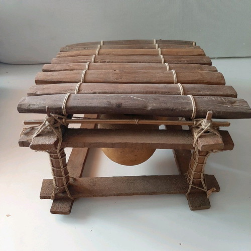 African Balafon percussion instrument used, handmade