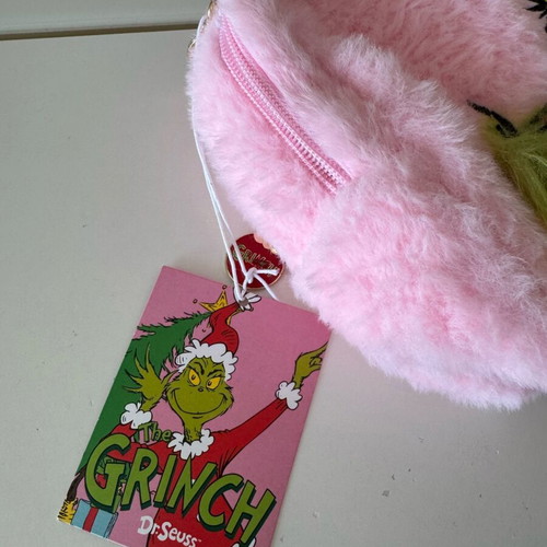 Νεσεσέρ Grinch καινούργιο, ροζ και πράσινο, ευρύχωρο με 2 θέσεις