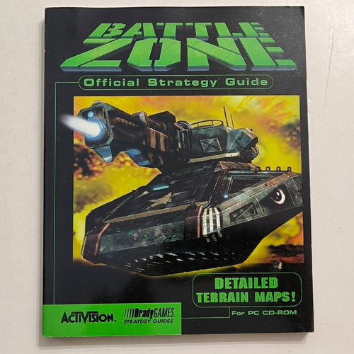 Strategy Guide - Battle Zone like new, English