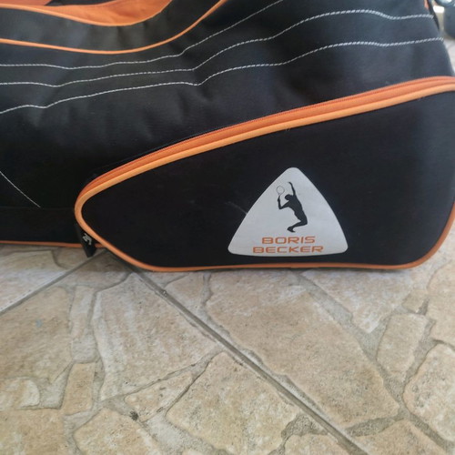 Boris Becker tennis racquet bag used