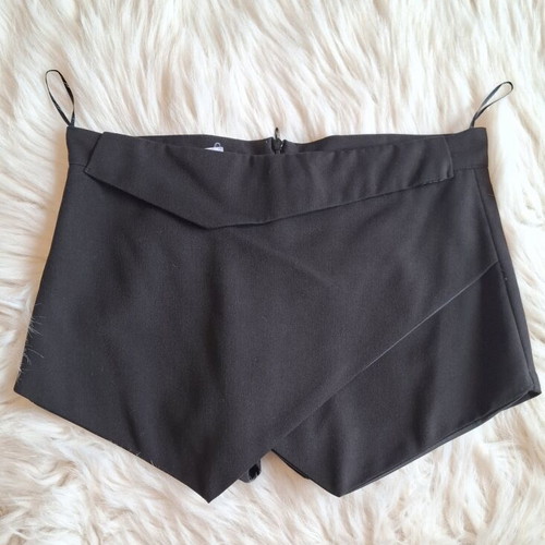 Skort black, lined, like new, size S