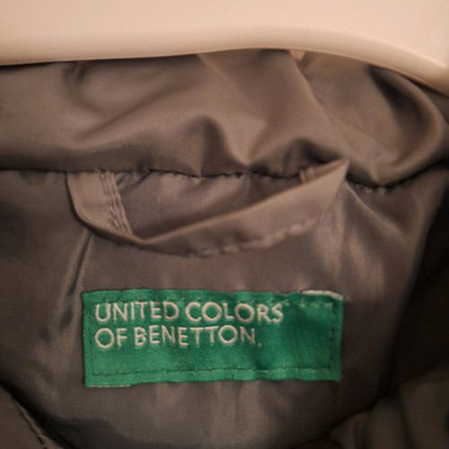 Benetton children's long jacket like new, gray 140 cm
