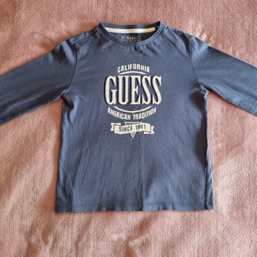 Guess long-sleeve shirt like new, size 4 years, turquoise