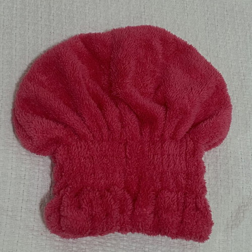 Hair Cap for Bath like new, fuchsia color