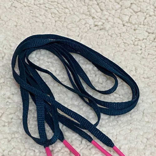 Fila shoelaces like new, blue and pink