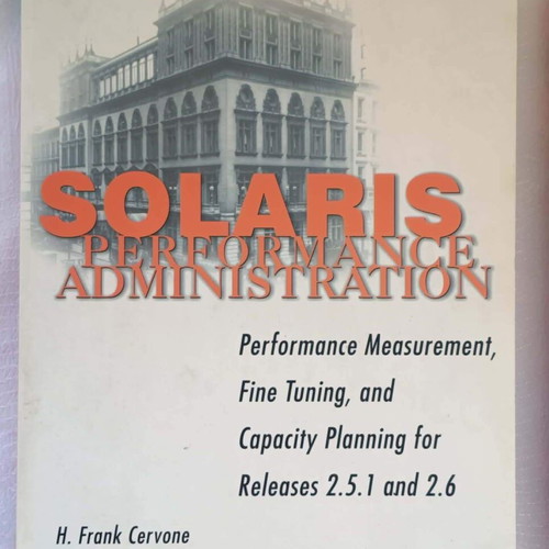 Solaris Performance Administration and Sun Performance and Tuning books like new