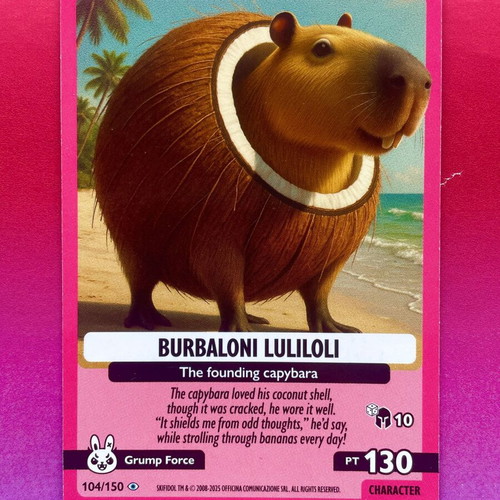 Burbaloni Luliloli #104 Italian Brainrot Psychedelic Universe card new