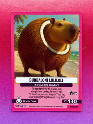 Burbaloni Luliloli #104 Italian Brainrot Psychedelic Universe card new