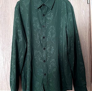 Αντρικό πουκάμισο πράσινο S