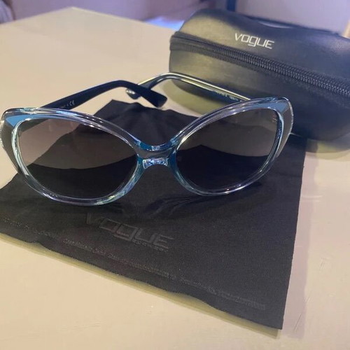 Vogue Vintage VO 2705-S Sunglasses new, black and blue butterfly