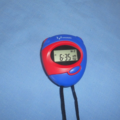 Messi stopwatch used with batteries included