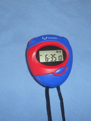 Messi stopwatch used with batteries included
