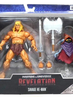 Mattel Masters of the Universe Revelation Savage He-Man & Orko action figure set new