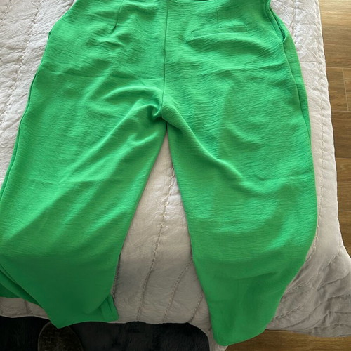 Set of pants with blouse new, green, size S