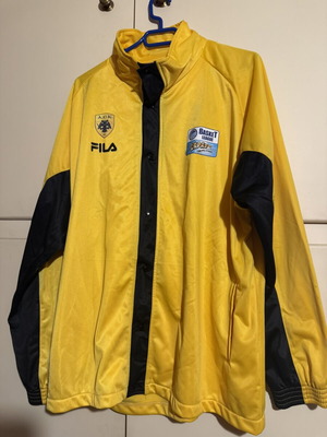 Warm Up Jacket AEK Fila like new, yellow, XL