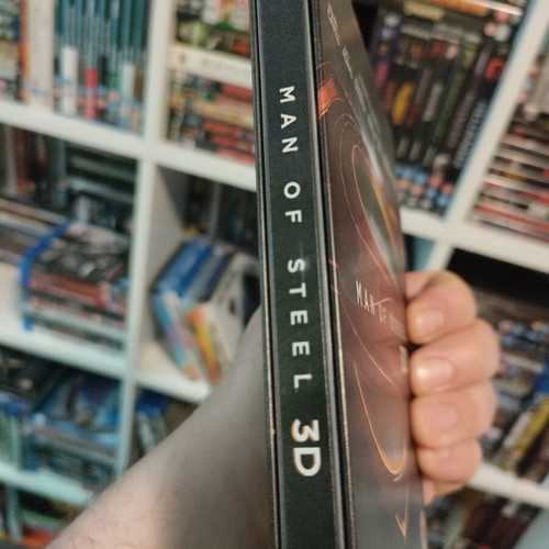 Man of Steel 3D Blu-ray like new, SteelBook limited edition
