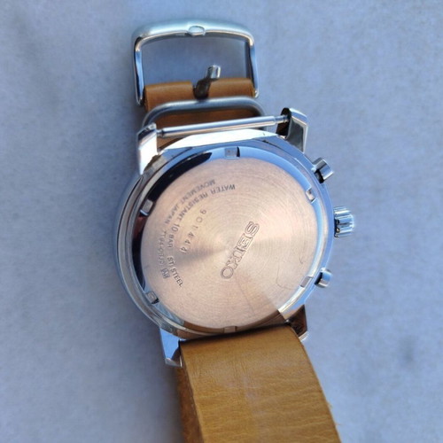 Seiko Chronograph watch like new, Japan, Hardlex crystal, 100m waterproof