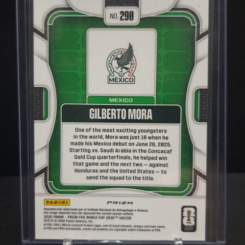 Fifa Prizm World Cup 2026 Gilberto Mora Wave Mexico card new