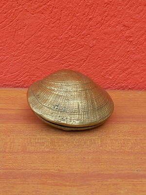 Vintage brass shell used, length 10 cm