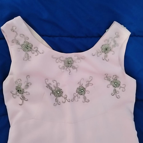 Handmade pink dress like new, size Medium