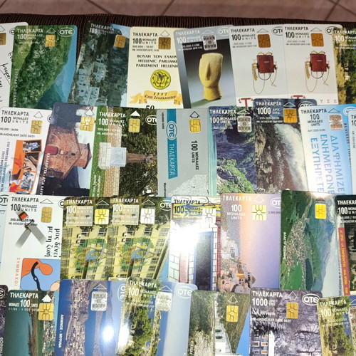 Phone cards used, pack of 100