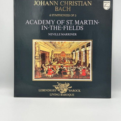 Johann Christian Bach 6 Symphonies Op. 3 used, Academy of St. Martin-in-the-Fields