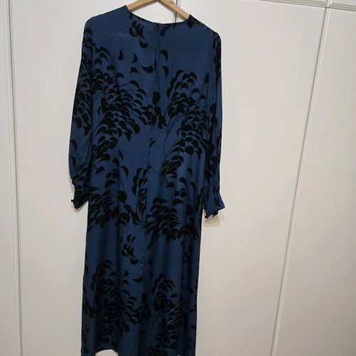 Namaste dress new, long, thin, viscose, size medium, black and blue