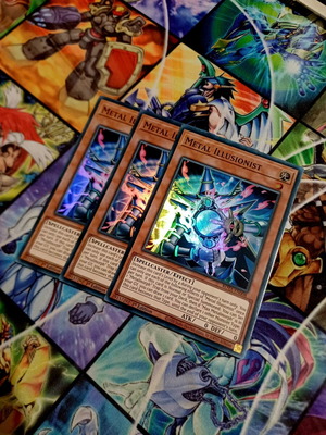 Metal Illusionist playset 3x ROTA Super Rare Yu-Gi-Oh! cards