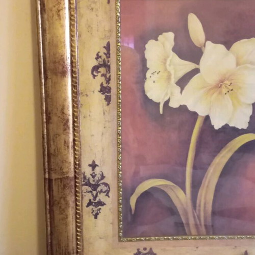 Price drop!! Large frame with antique frame.