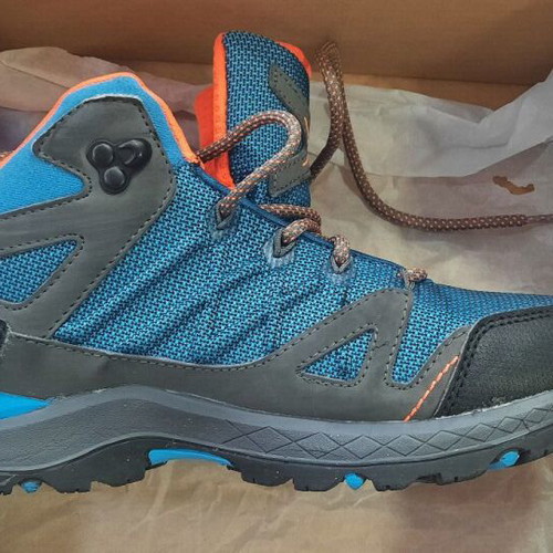 McKinley Toronto Mid AQX hiking boots like new, size 37, blue-orange
