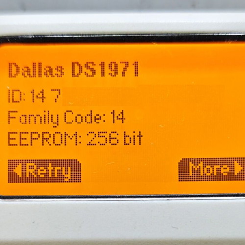 256-Bit EEPROM iButton DS1971+F3 used, 1-wire memory