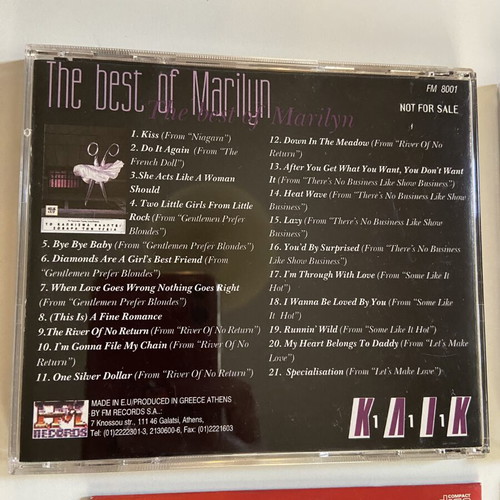 Various CD collections from magazines, Disco, Marilyn Monroe, Milva, Pop