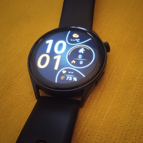 Alfa Care Kepler S25 Aluminium Smartwatch with Heart Rate Monitor like new, black