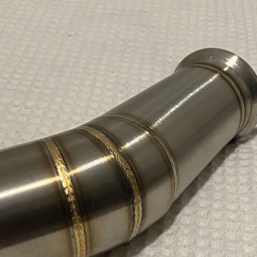 High Mount Mid Pipe Exhaust 2017-2021 KTM Duke/RC 390 with Austin Racing tip