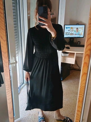 Zara long dress like new, black, size M