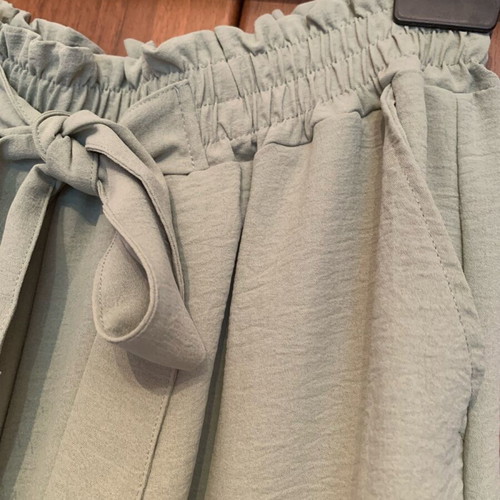 Zip Culotte Pants Olive like new, size XL