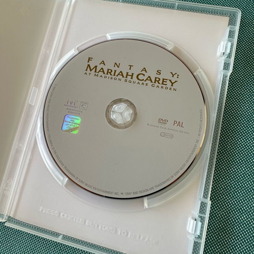 Mariah Carey Live in Concert 1995 DVD like new