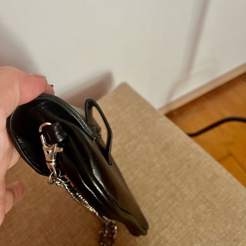 Handbag or bellbag like new, black leatherette