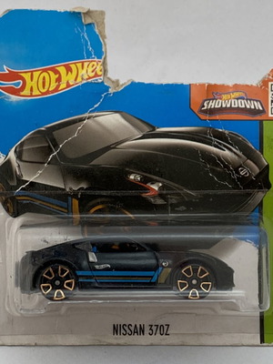 Nissan 370Z black Hot Wheels HW Workshop Mainline toy car 1:64