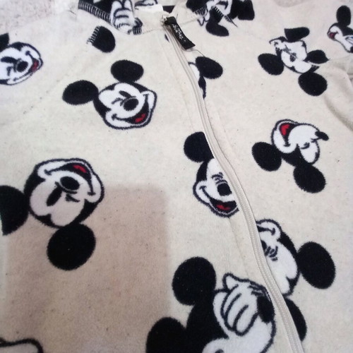 Fleece baby kids jacket with zipper Mickey Mouse H&M like new for 9-12M