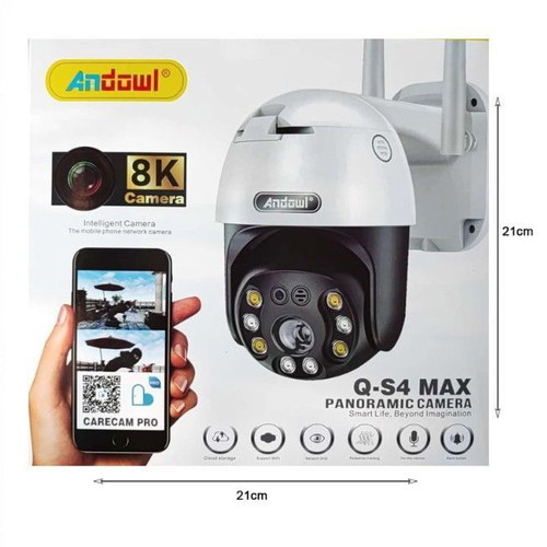 Andowl Q-S4 Max IP surveillance camera Wi-Fi 3MP Full HD+ waterproof with microphone new