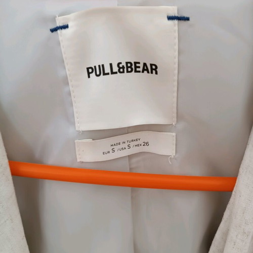 Linen style jacket new, unworn beige Pull & Bear